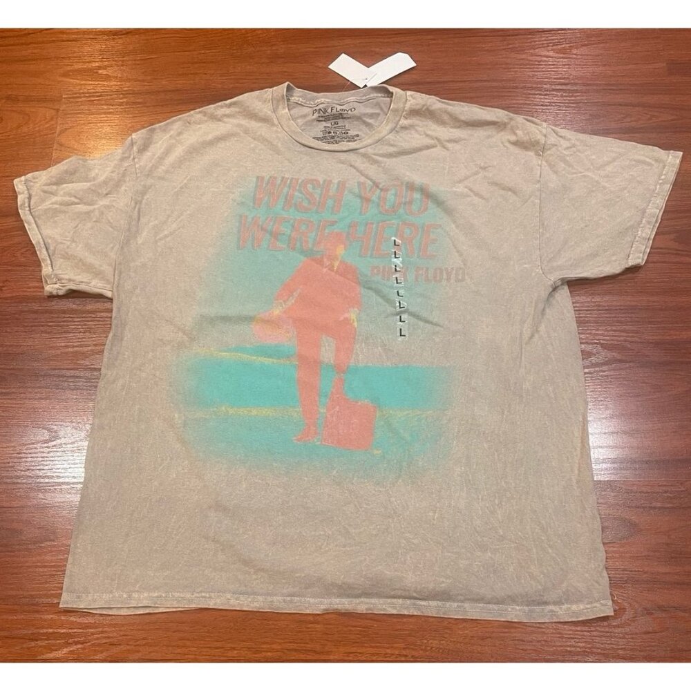PINK FLOYD WISH YOU WHERE HERE TEE SZ LARGE